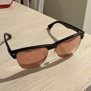 Ray-Ban Black and Brown Sunglasses